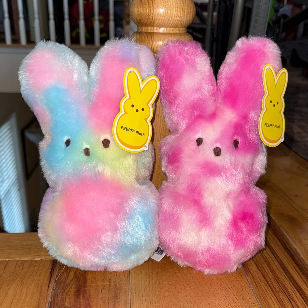 NWT PEEPS Plush Tie-dye Bunny
